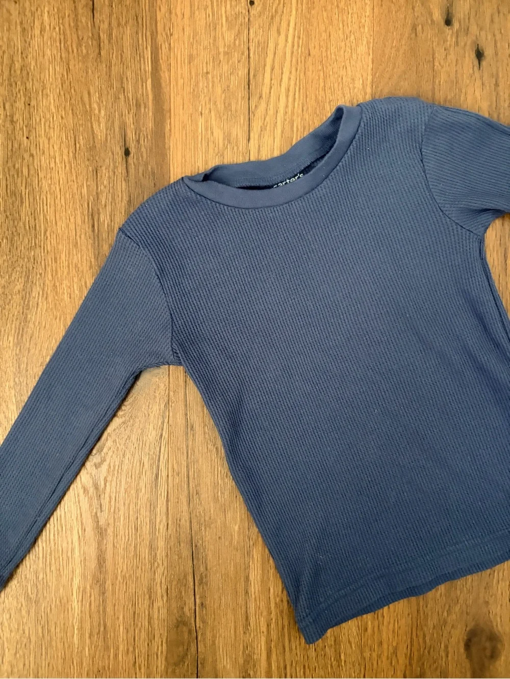 Carter's Blue Long Sleeve Thermal Pajama Set